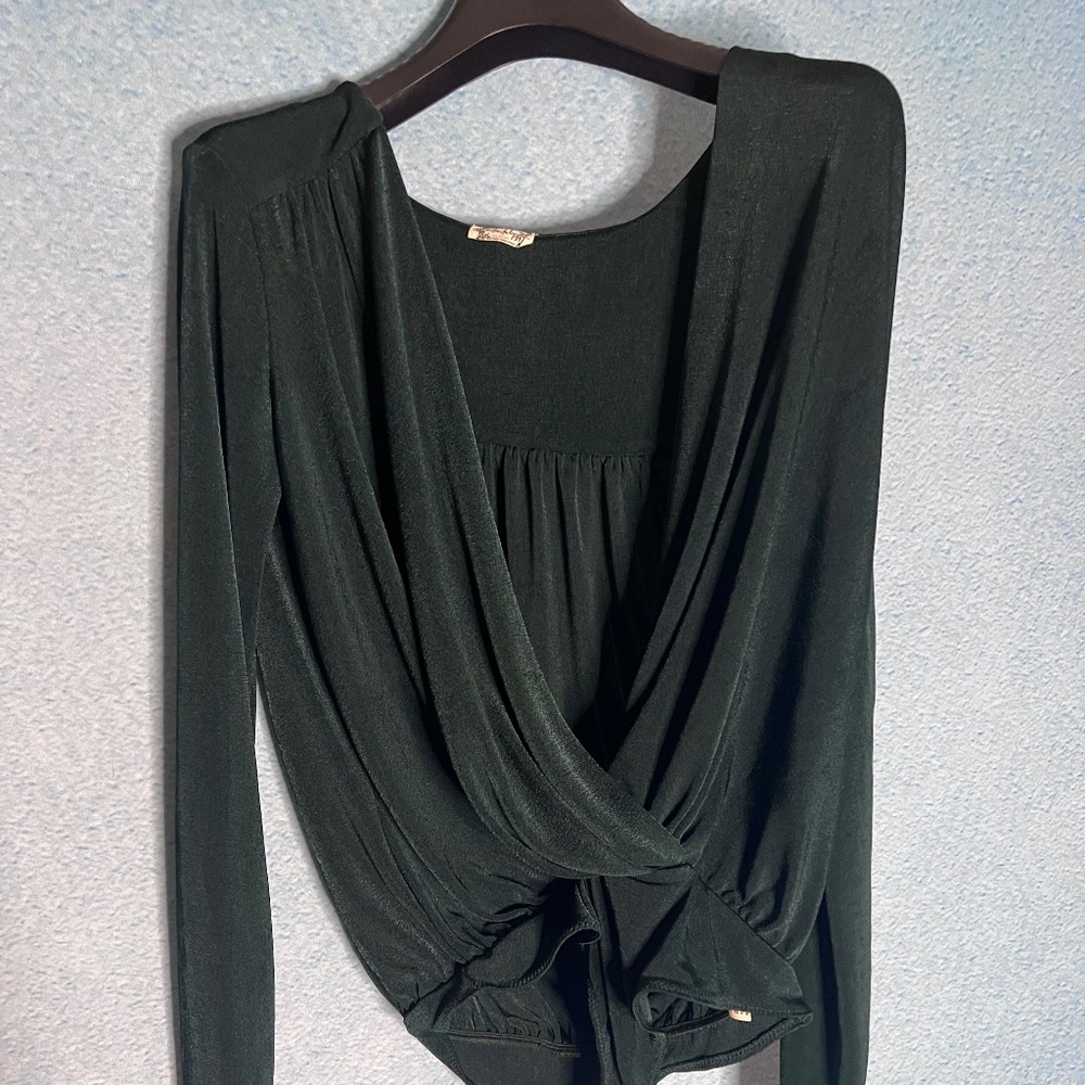 Free People long sleeve bodysuit